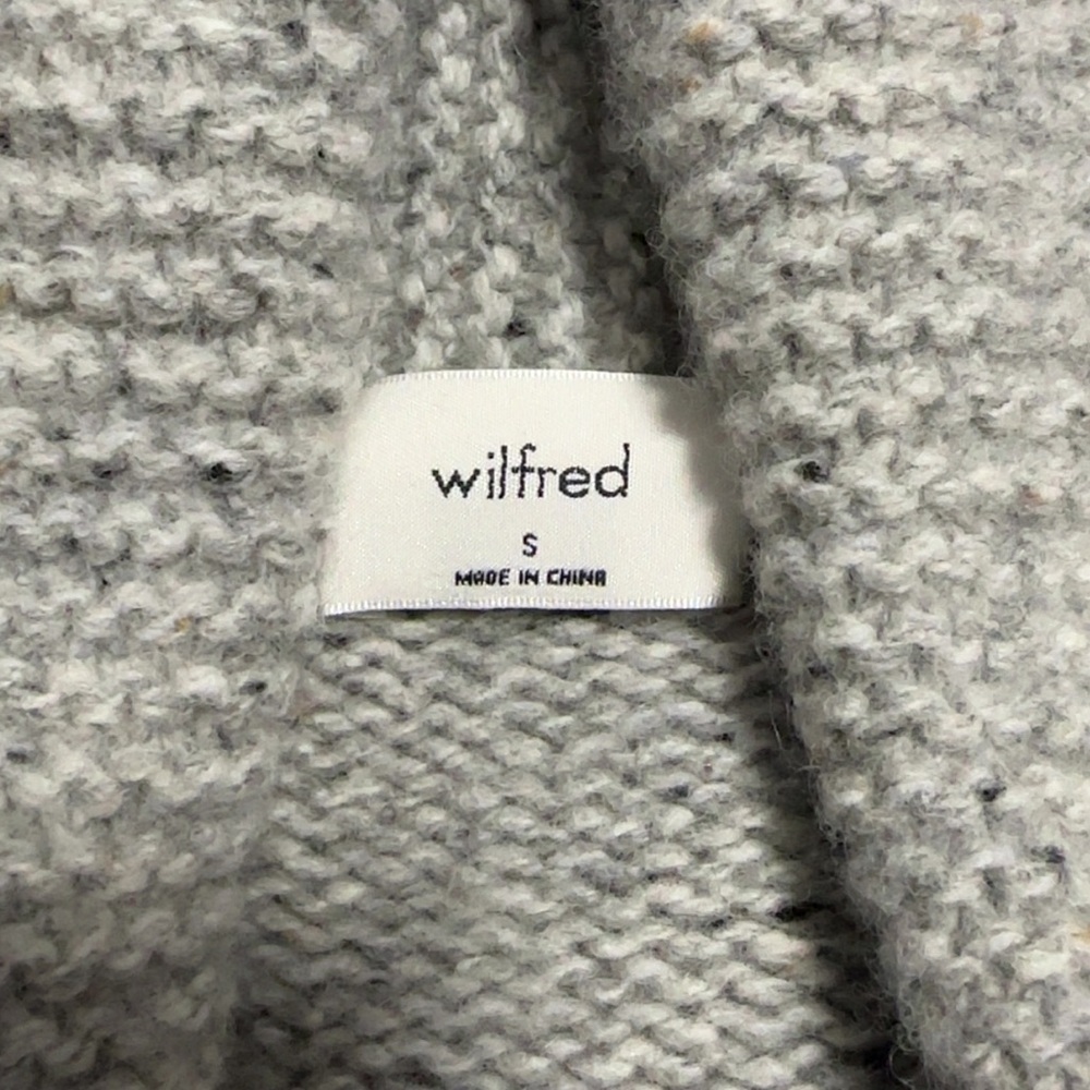 Aritzia Wilfred Free Backyard Cardigan | Heather Grey - Picture 8 of 12